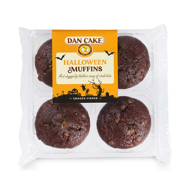 Halloween chocolate muffins Dan Cake