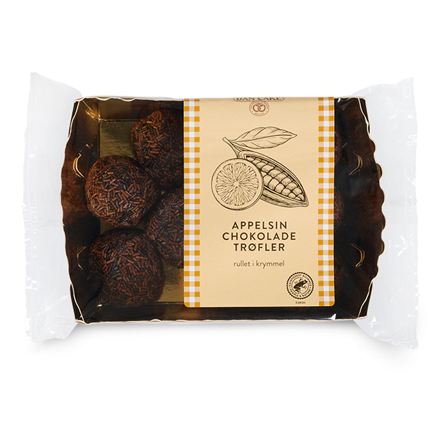 Orange/chocolate truffles Dan Cake