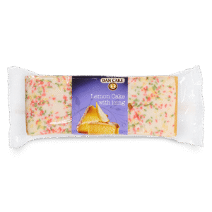 Lemon Cake with icing and sprinkles